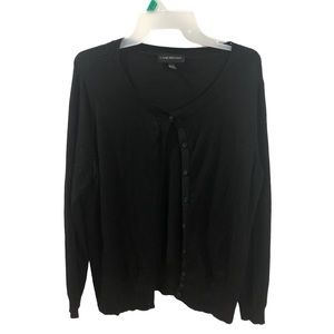 Lane Bryant Black Lightweight Cardigan  Size 14/16